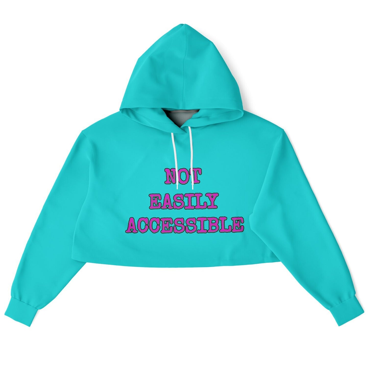 Not Easily Accessible Crop Hoodie