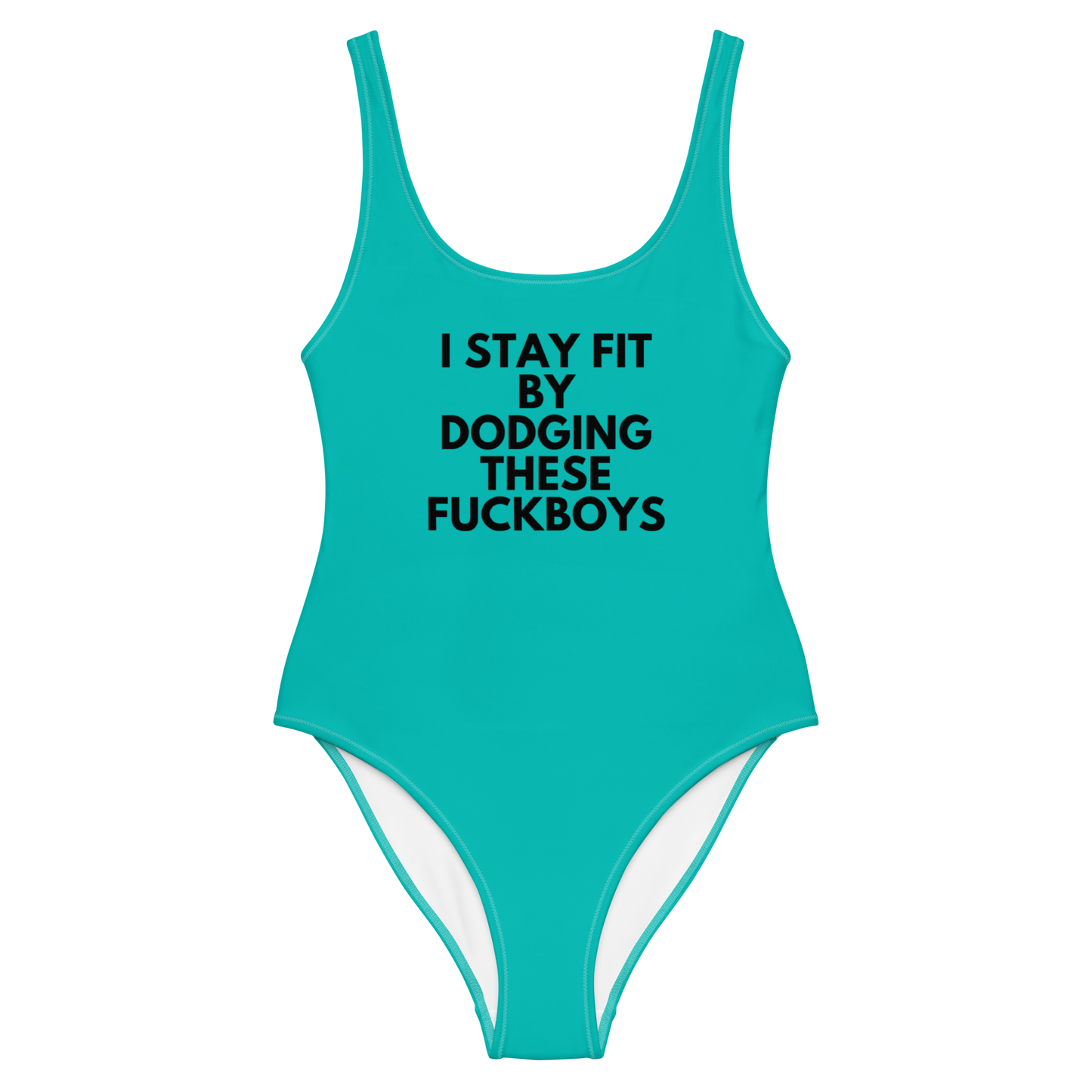 Stay Fit By Dodging These Fuck Boys One-Piece Swimsuit