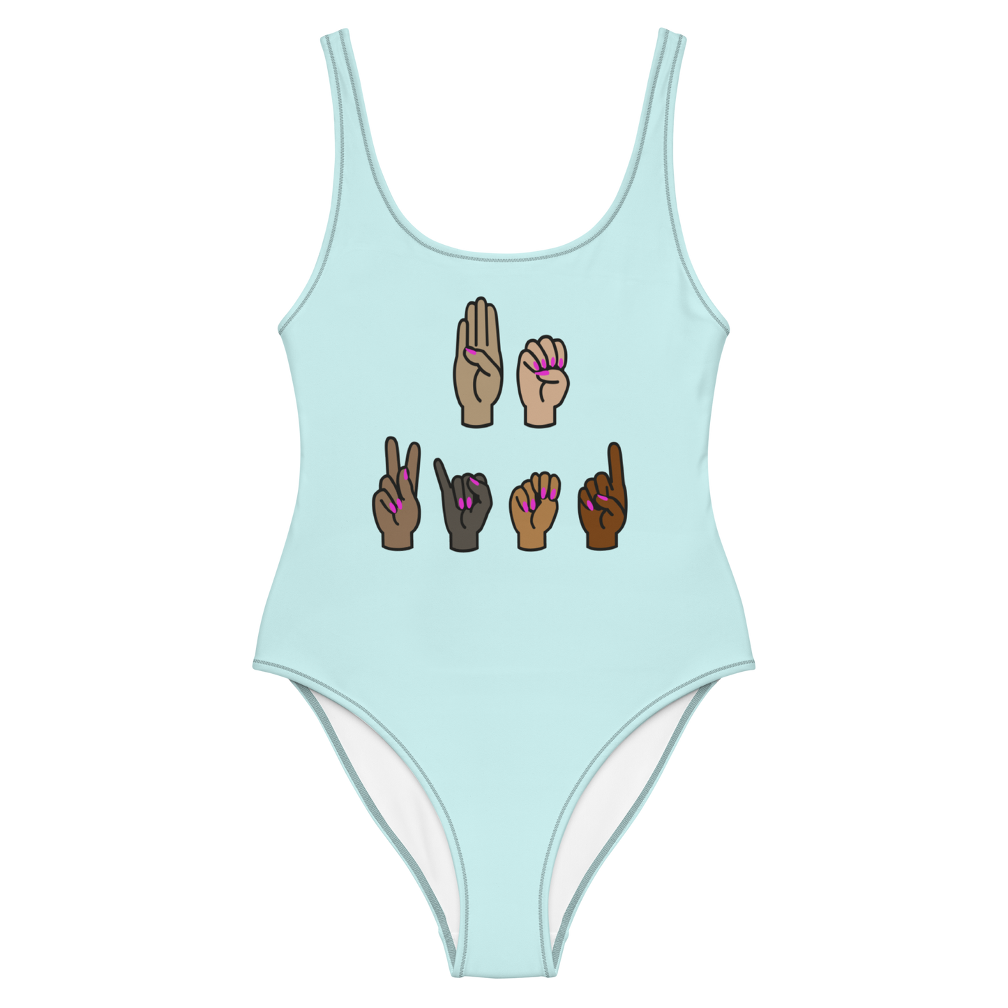 ASL Be Kind One-Piece Swimsuit