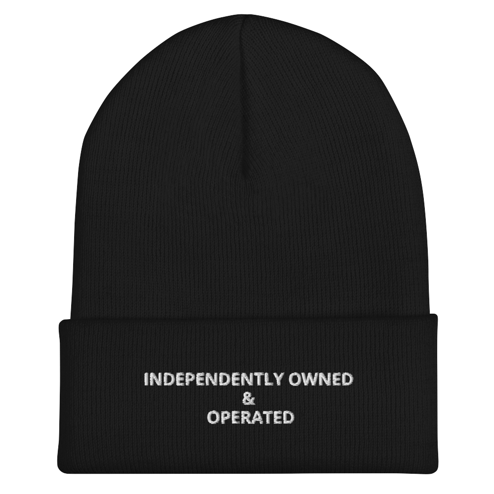 Independently Owned Cuffed Beanie