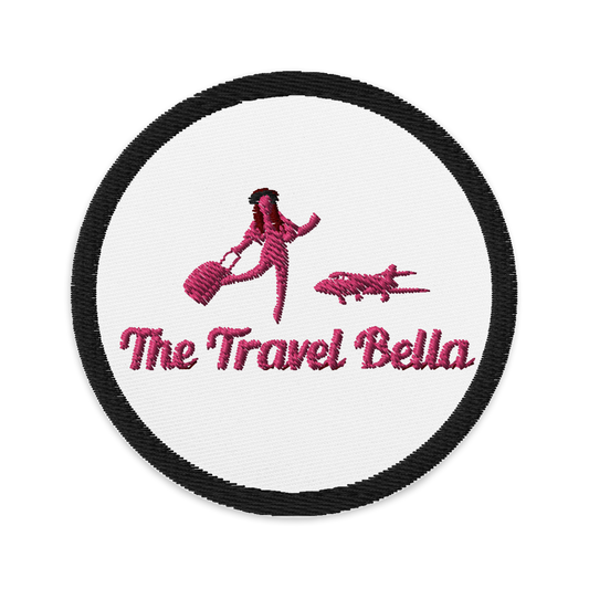 The Travel Bella Logo Embroidered patches