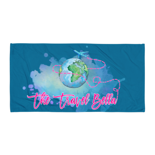 The Travel Bella Logo Towel