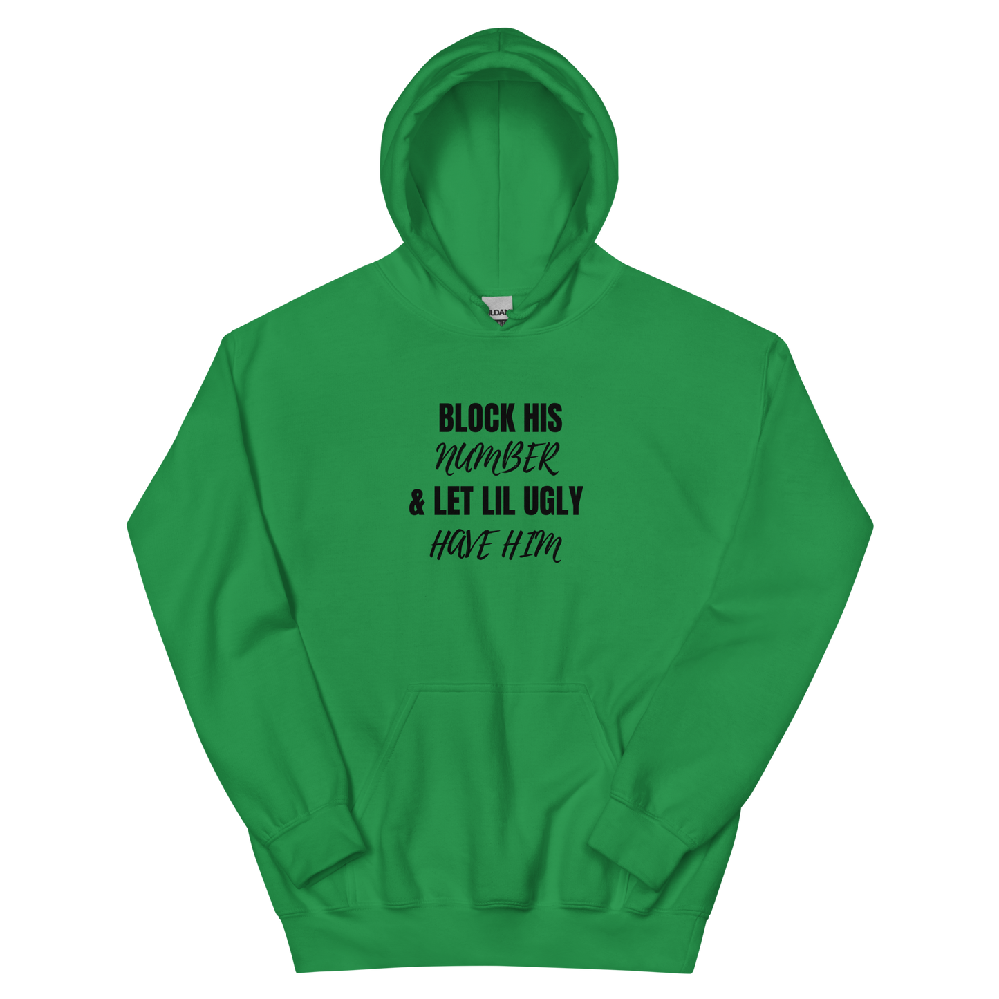 Block His Number Unisex Hoodie