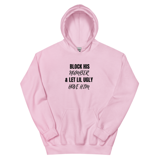 Block His Number Unisex Hoodie