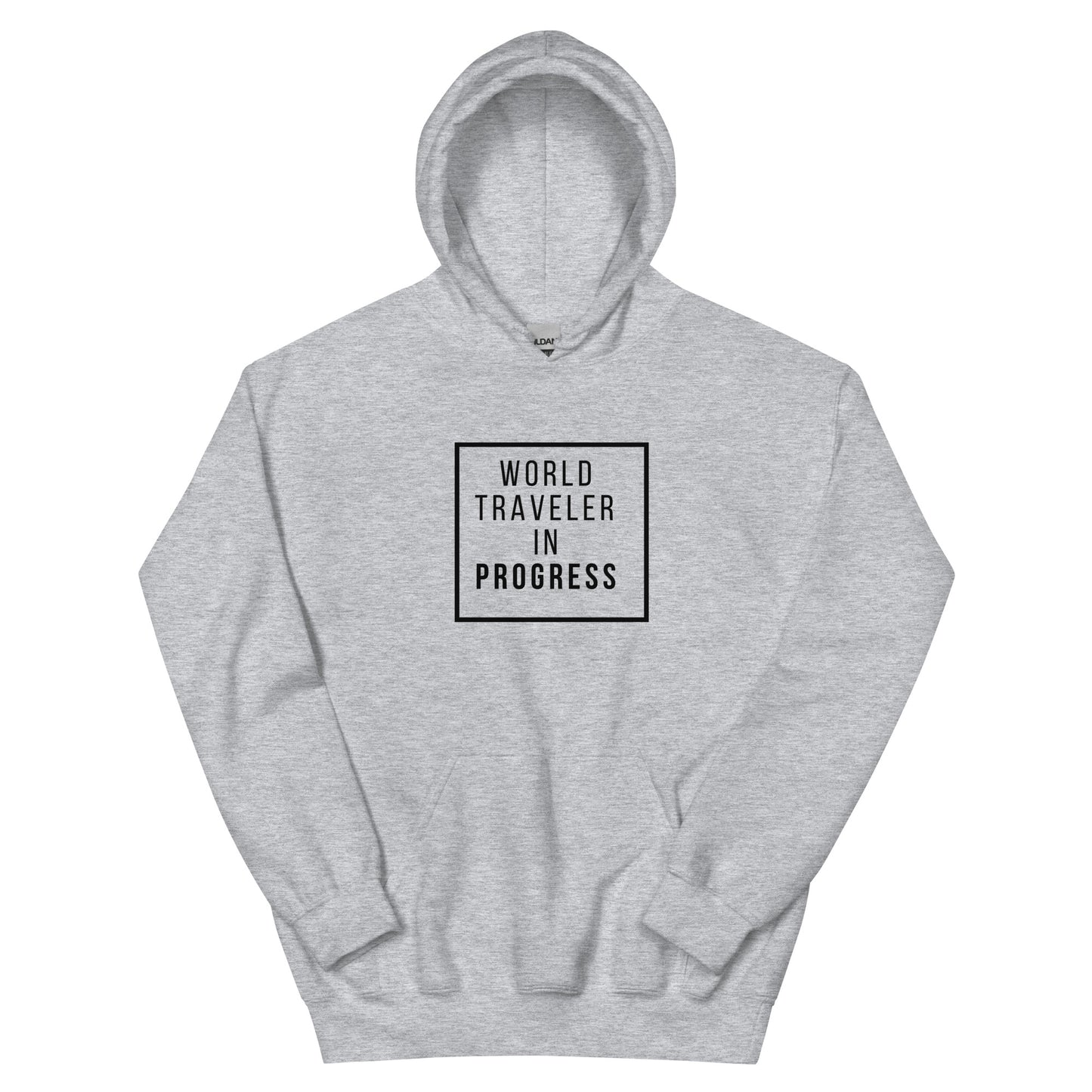 World Traveler In Progress Unisex Hoodie