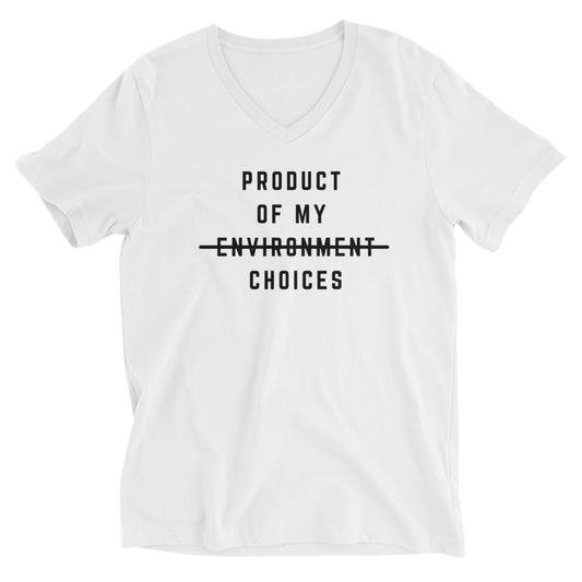 Product Of My Choices Unisex Short Sleeve V-Neck T-Shirt