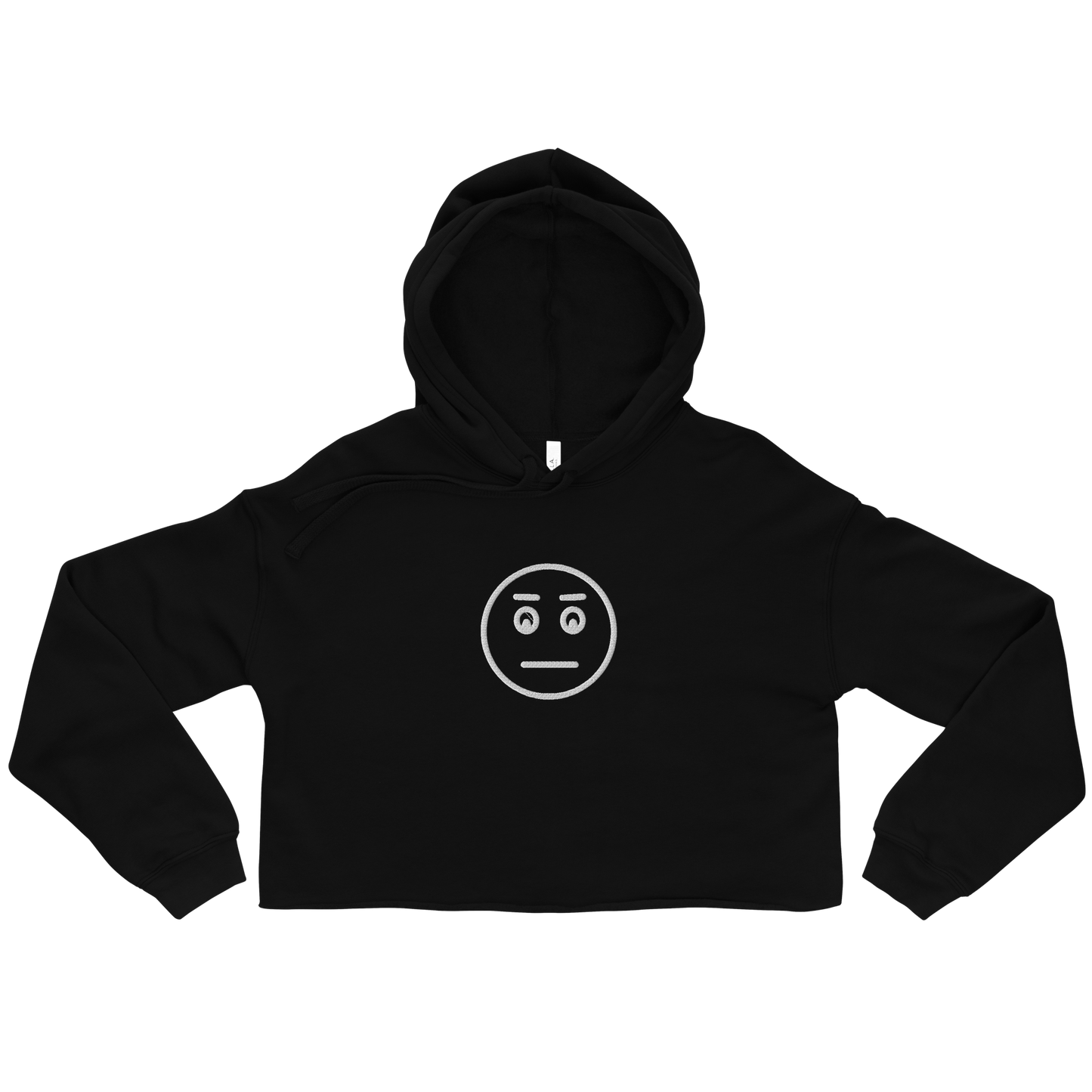 Unimpressed Face Crop Hoodie