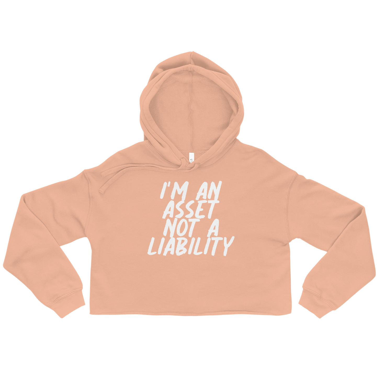 I'm An Asset Crop Hoodie